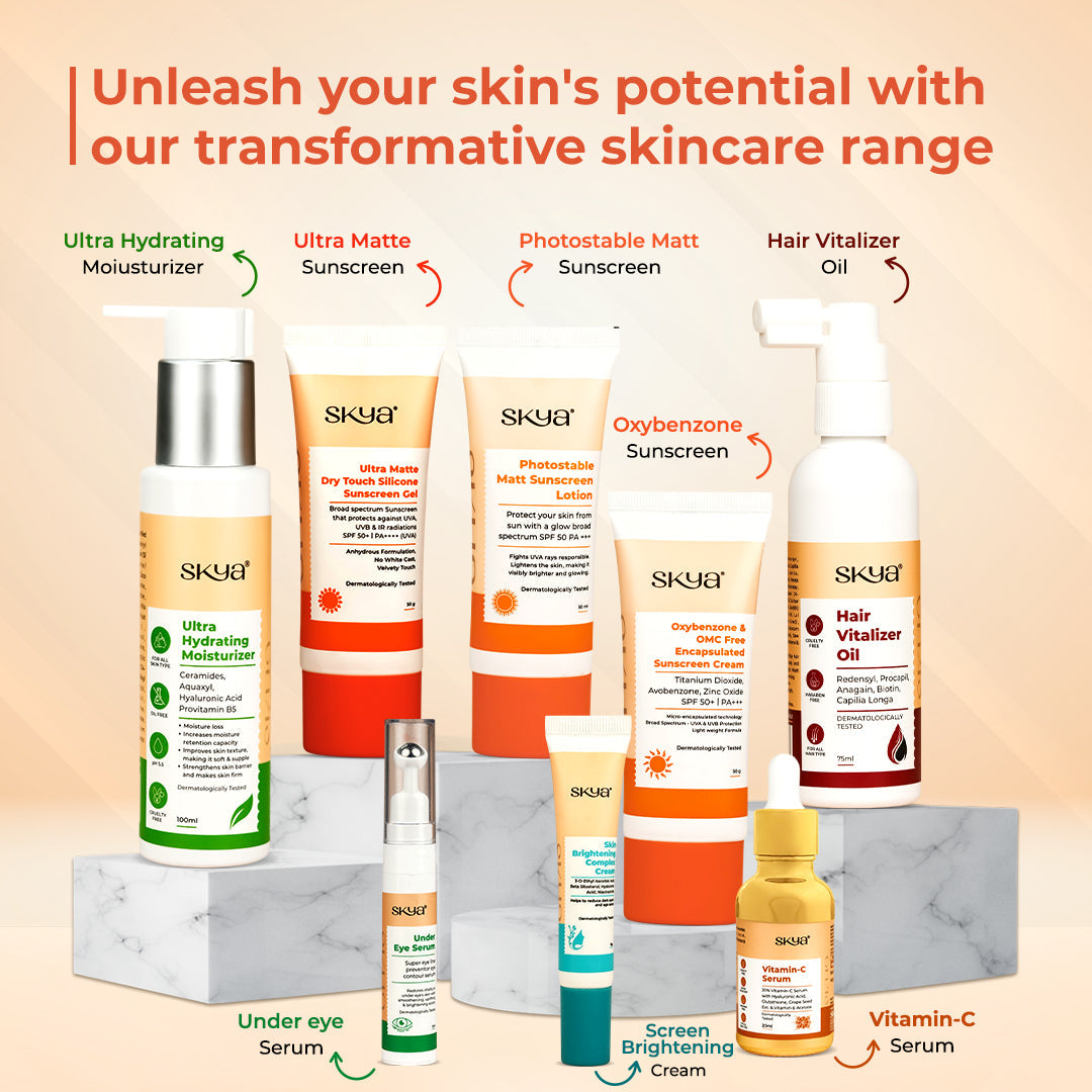 Skya Skin Brightening Cream & Oxybenzone & OMC Free Sunscreen Cream
