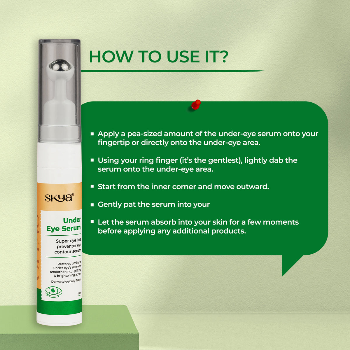 Skya Under Eye Serum & Skin Brightening Cream