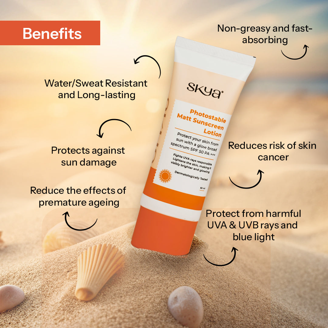 Skya Sunscreen Lotion, Cream & Gel Combo