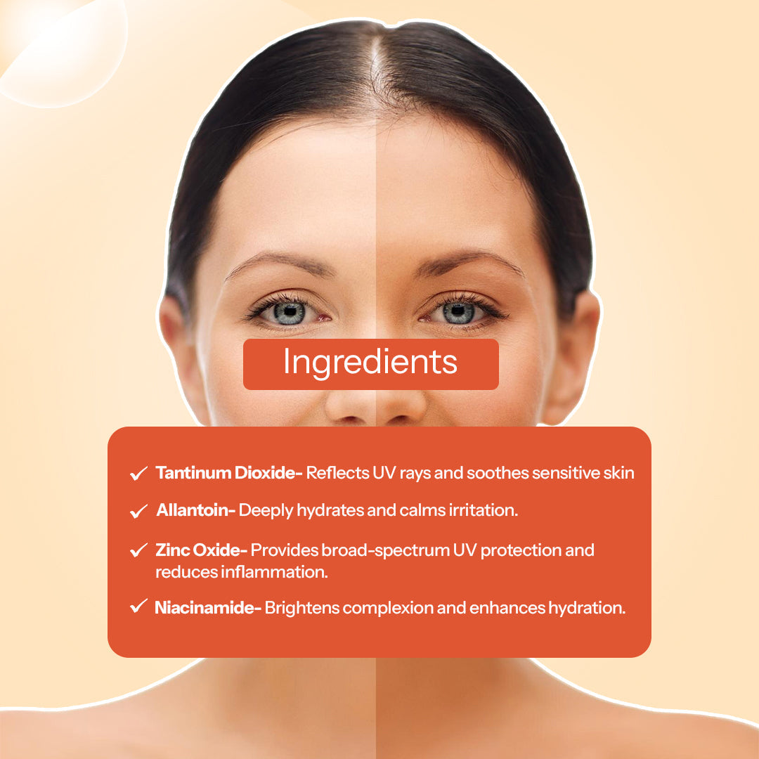 Skya Oxybenzone & OMC Free Encapsulated Sunscreen Cream & Ultra Hydrating Moisturizer