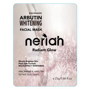 Neriah radiant glow arbutin niacinamide facial sheet mask