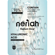 Neriah radiant glow Hyaluronic sheet facial mask