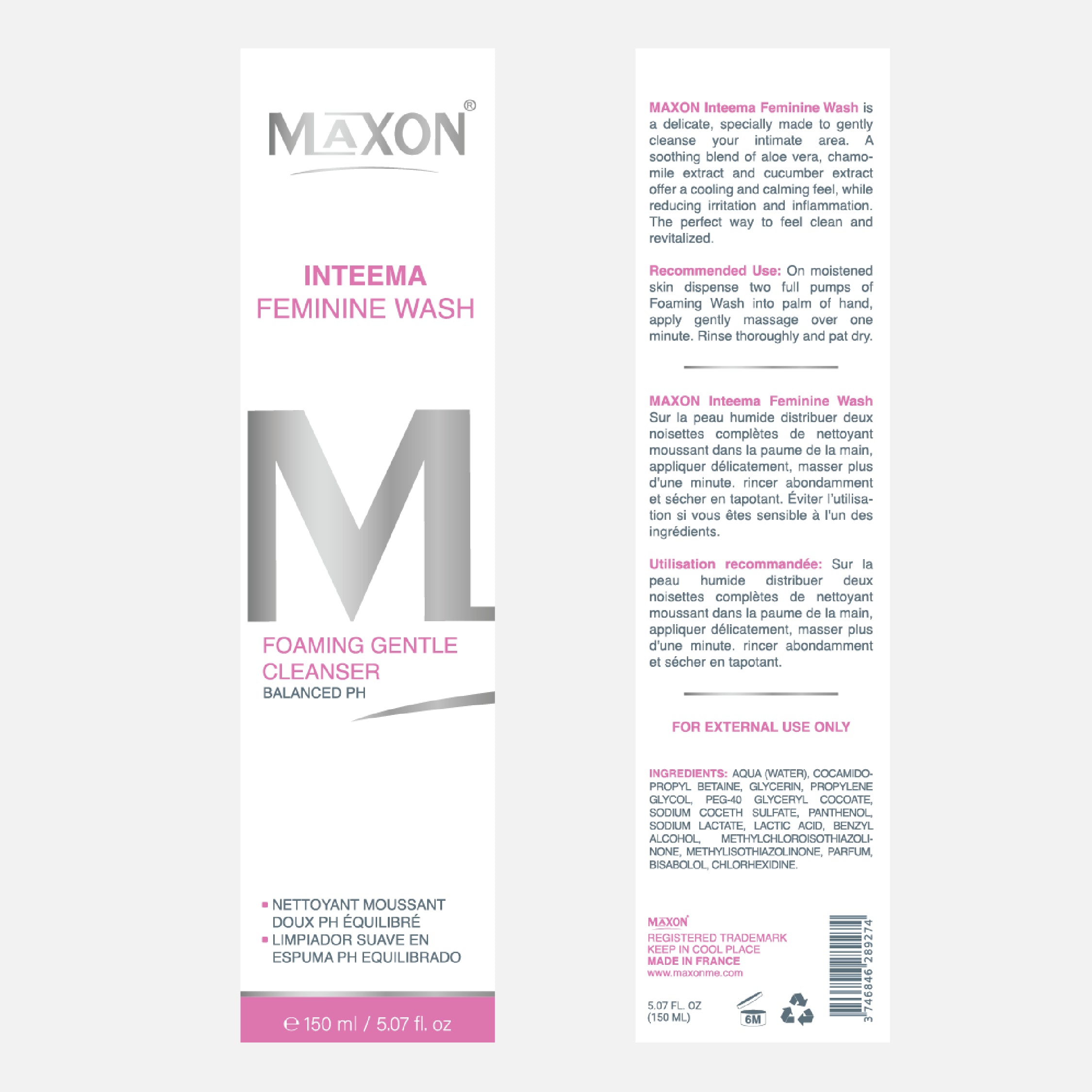 MAXON Inteema Feminine Wash ( 150 ml )